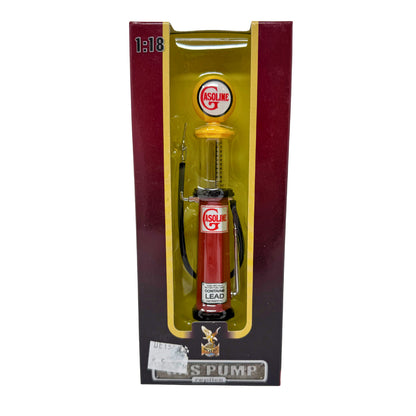 Yat Ming Road Signature Gasoline Gas Pump 1:18 Diecast Vintage Gas Station