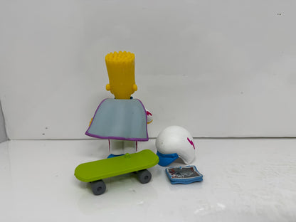 Simpsons World of Springfield Daredevil Bart Figure Playmates
