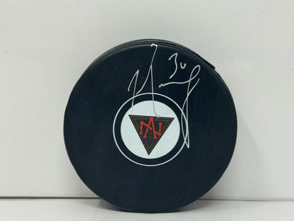 Matt Murray World Cup Team North America Signed NHL Autograph Puck Silver Auto