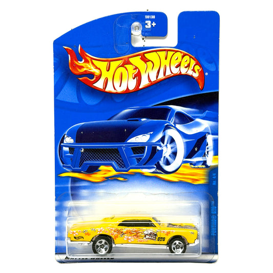 Hot Wheels Flower Power 1967 Pontiac GTO 1:64 Diecast Yellow