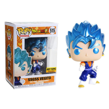 Funko Pop! Animation Dragon Ball Z #515 SSGSS Vegito Hot Topic Vinyl Figure