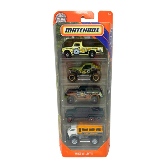 Matchbox MBX Wild II 5-Pack Gift Set 1:64 Diecast