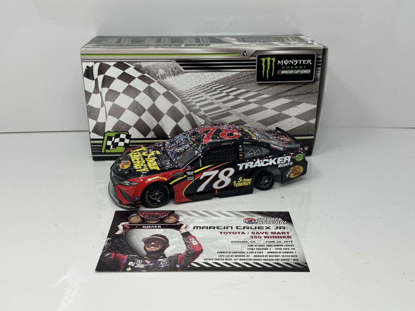 Lionel NASCAR Martin Truex Jr. #78 5-Hour Energy Sonoma Raced Win 1:24 Diecast
