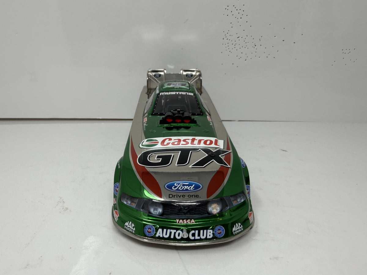 Action NHRA Ashley Force Castrol 2010 Ford Mustang Color Chrome 1:24 Diecast
