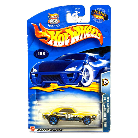Hot Wheels Wastelanders 1967 Chevrolet Camaro 1:64 Diecast Yellow