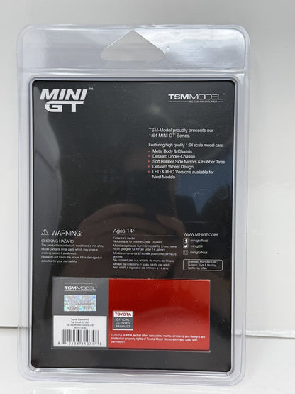 Mini GT Top Secret Toyota Supra A80 GT-300 Red Chrome 1:64 Diecast