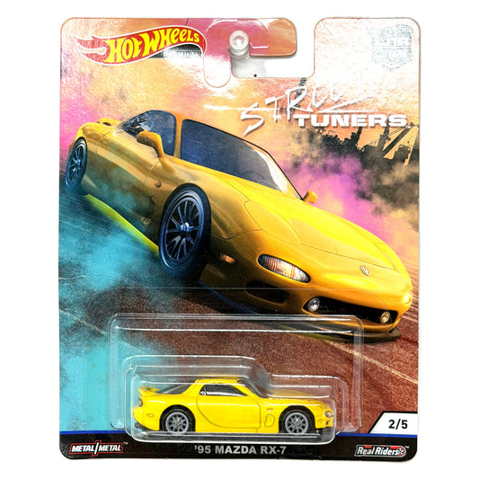 Hot Wheels Premium Street Tuners 1995 Mazda RX-7 1:64 Diecast
