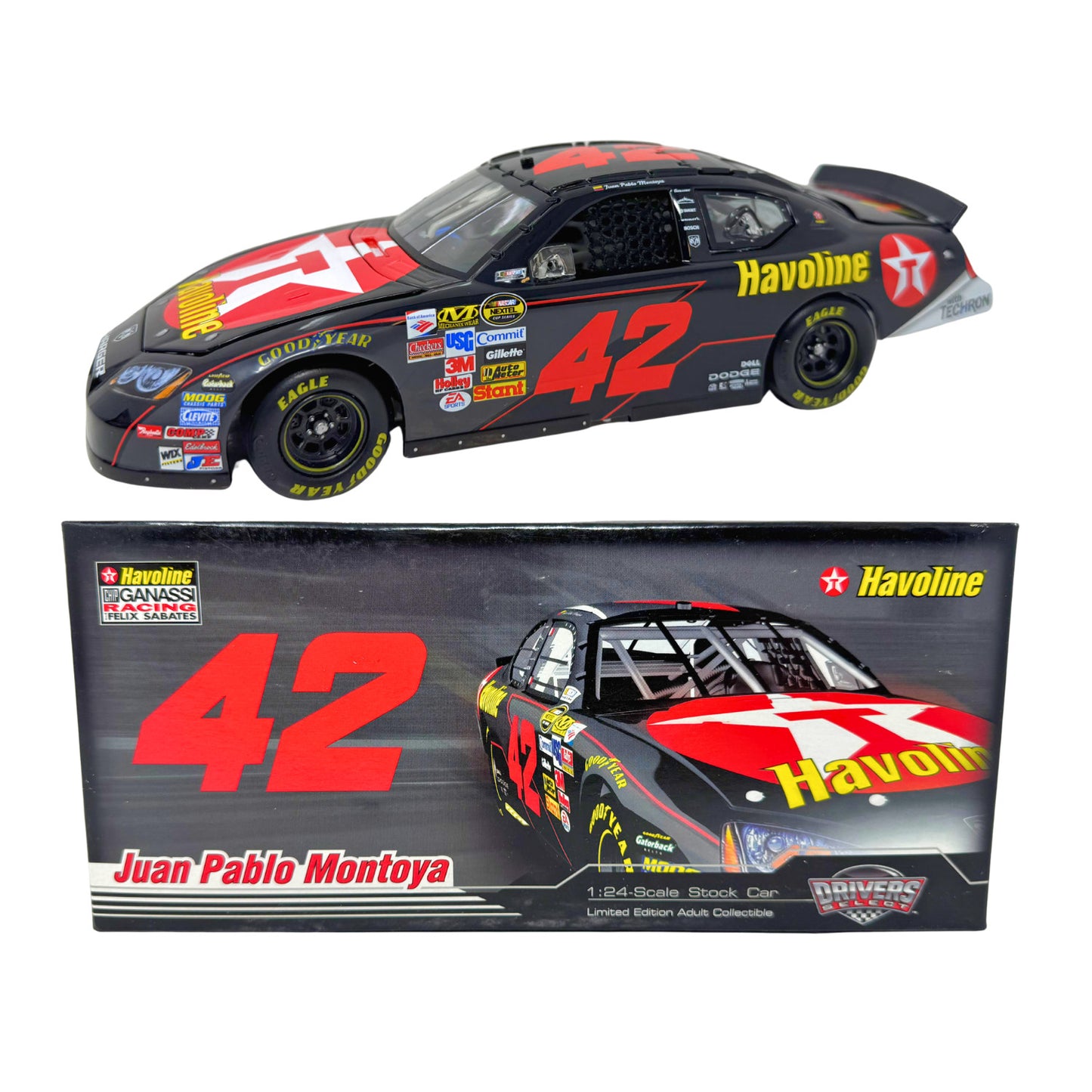 Motorsports Authentics NASCAR #42 Juan Pablo Montoya Texaco Charger 1:24 Diecast