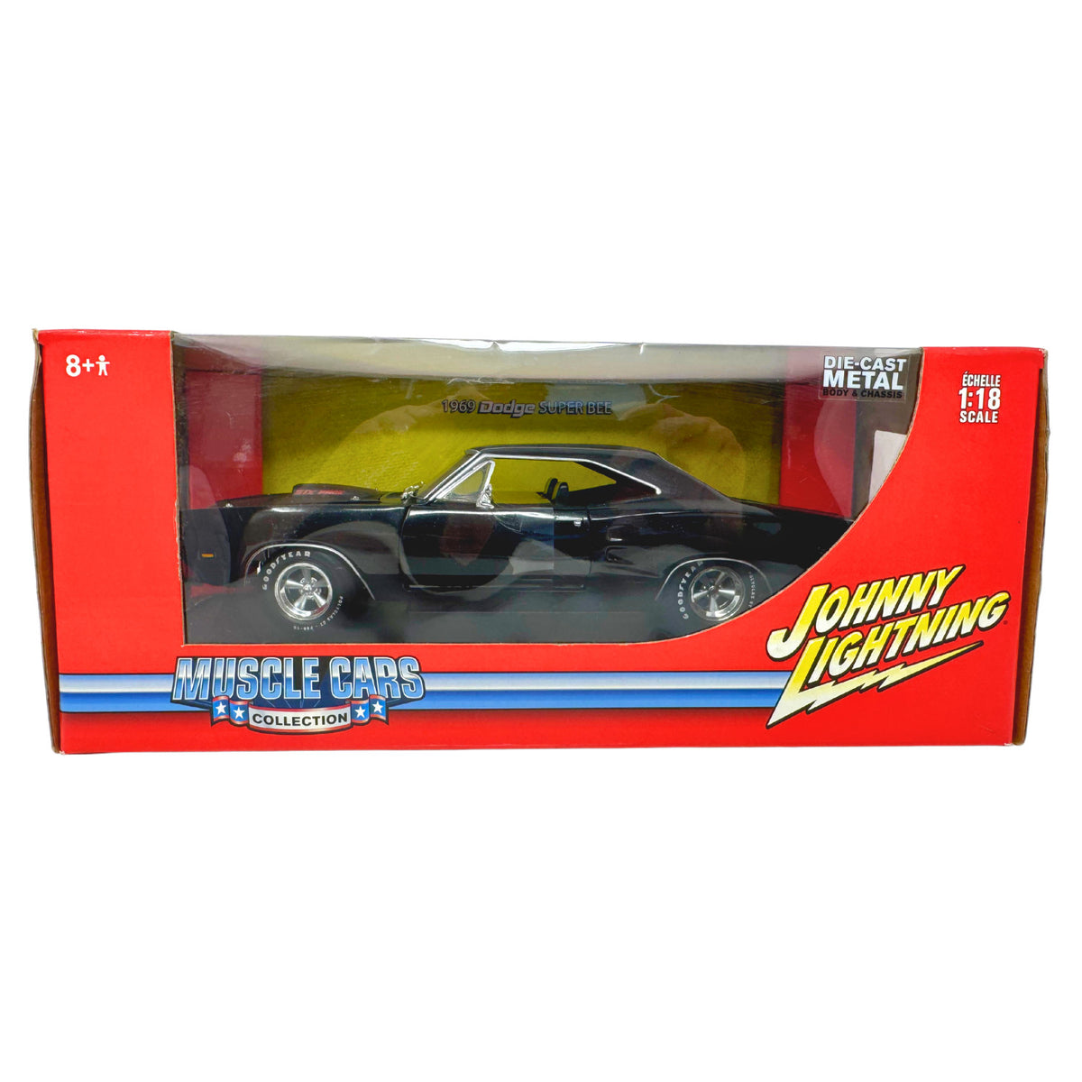 Johnny Lightning Muscle Cars Collection 1969 Dodge Super Bee 1:18 Diecast