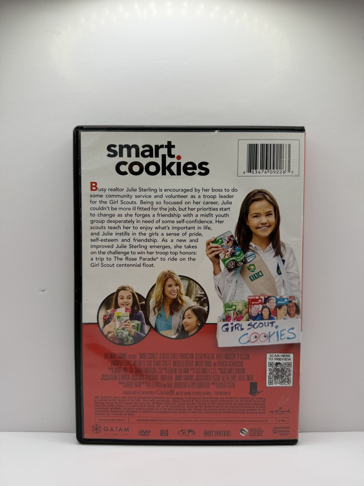 Smart Cookies Hallmark Channel Movie (DVD) Bailee Madison Family