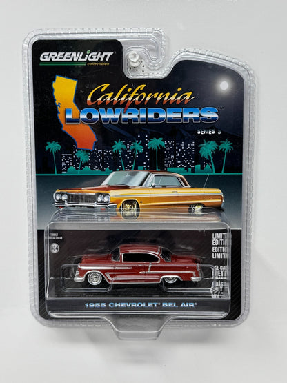 Greenlight California Lowriders 1955 Chevrolet Bel Air 1:64 Diecast