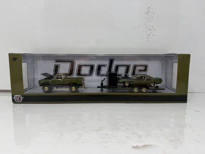 M2 Machines 1974 Dodge W200 Power Wagon & 1970 Challenger T/A CHASE 1:64 Diecast