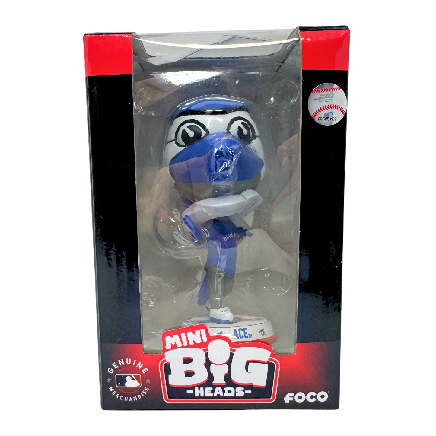 FOCO MLB Toronto Blue Jays Ace Mascot Mini Bigheads Bobblehead