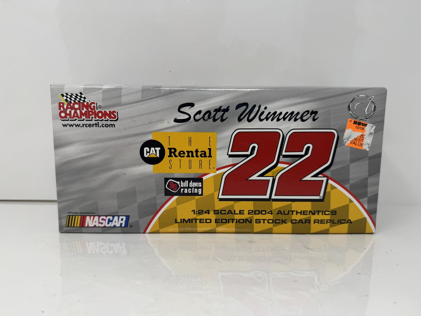 Racing Champions Nascar Scott Wimmer #22 The Cat Rental Store 1:24 Diecast