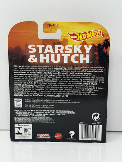 Hot Wheels Retro Entertainment Starsky Hutch 1976 Ford Gran Torino 1:64 Diecast