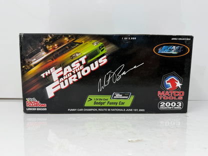 Racing Champions NHRA Whit Bazemore Fast Furious Dodge Funny Car 1:24 Diecast