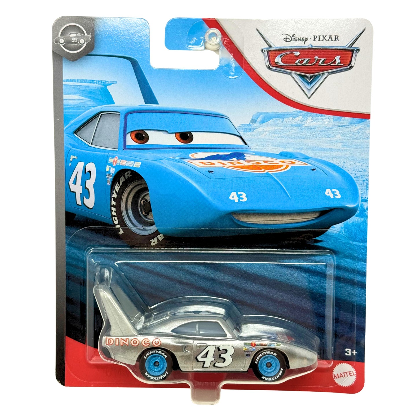 Disney Pixar Cars Strip Weathers The King #43 Dinoco Silver Edition 1:55 Diecast