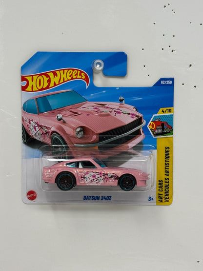 Hot Wheels Art Cars Datsun 240Z 1:64 Diecast Short Card Pink