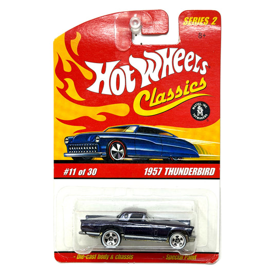 Hot Wheels Classics Series 2 1957 Thunderbird 1:64 Diecast Black