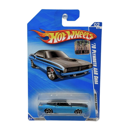 Hot Wheels Muscle Mania 1970 Plymouth AAR Cuda 1:64 Diecast Factory Sealed
