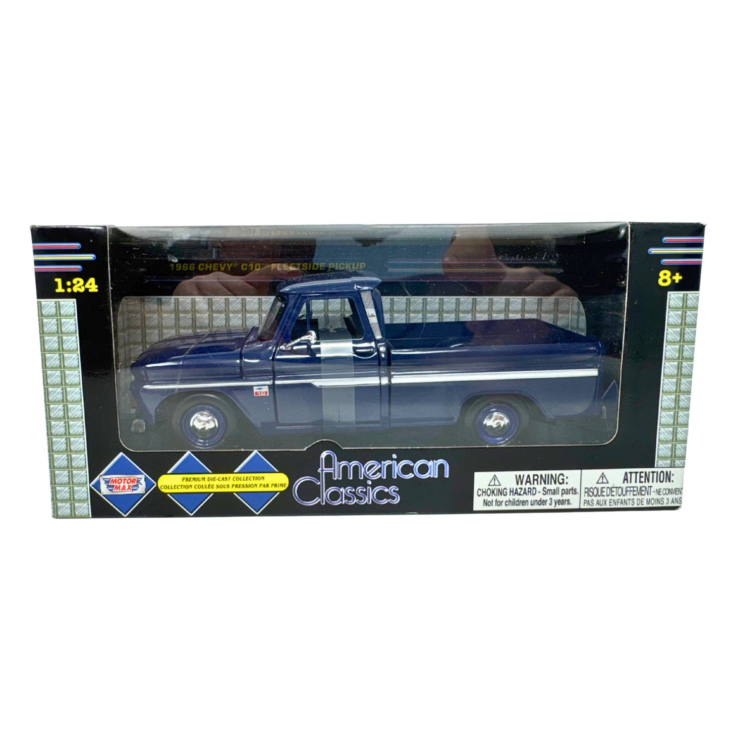 Motormax American Classics 1966 Chevy C10 Fleetside Pickup 1:24 Diecast