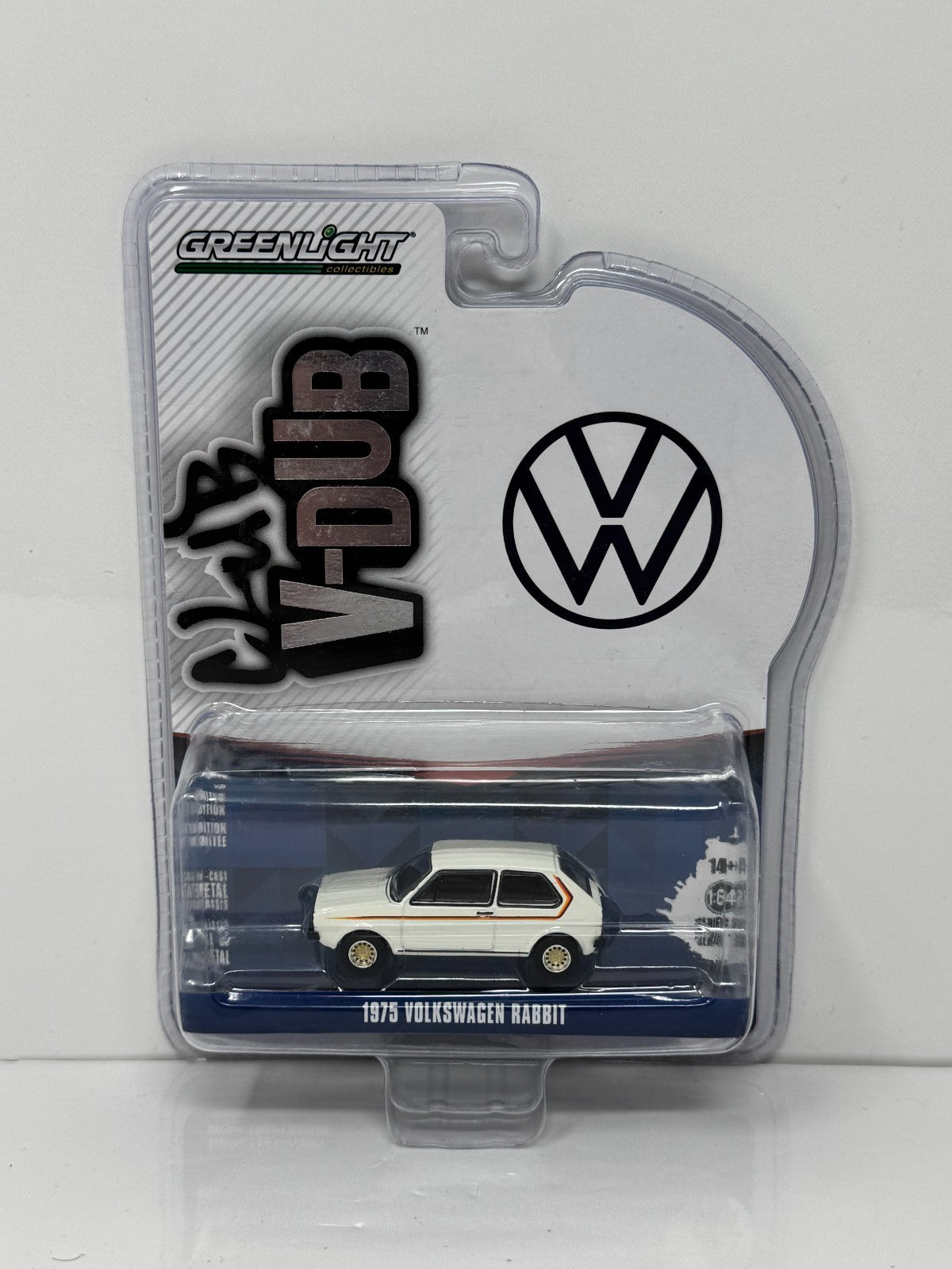 Greenlight Club V-Dub 1975 Volkswagen Rabbit 1:64 Diecast