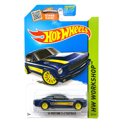 Hot Wheels Super Treasure Hunt '65 Mustang Fastback Workshop 1:64 Diecast STH