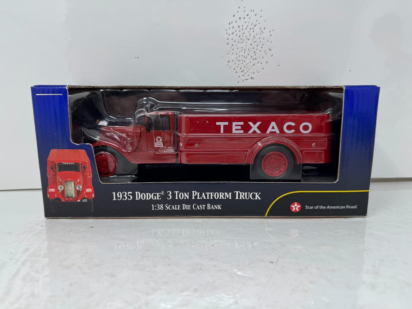 Ertl Texaco 1935 Dodge 3 Ton Platform Truck 1:38 Scale Diecast Bank
