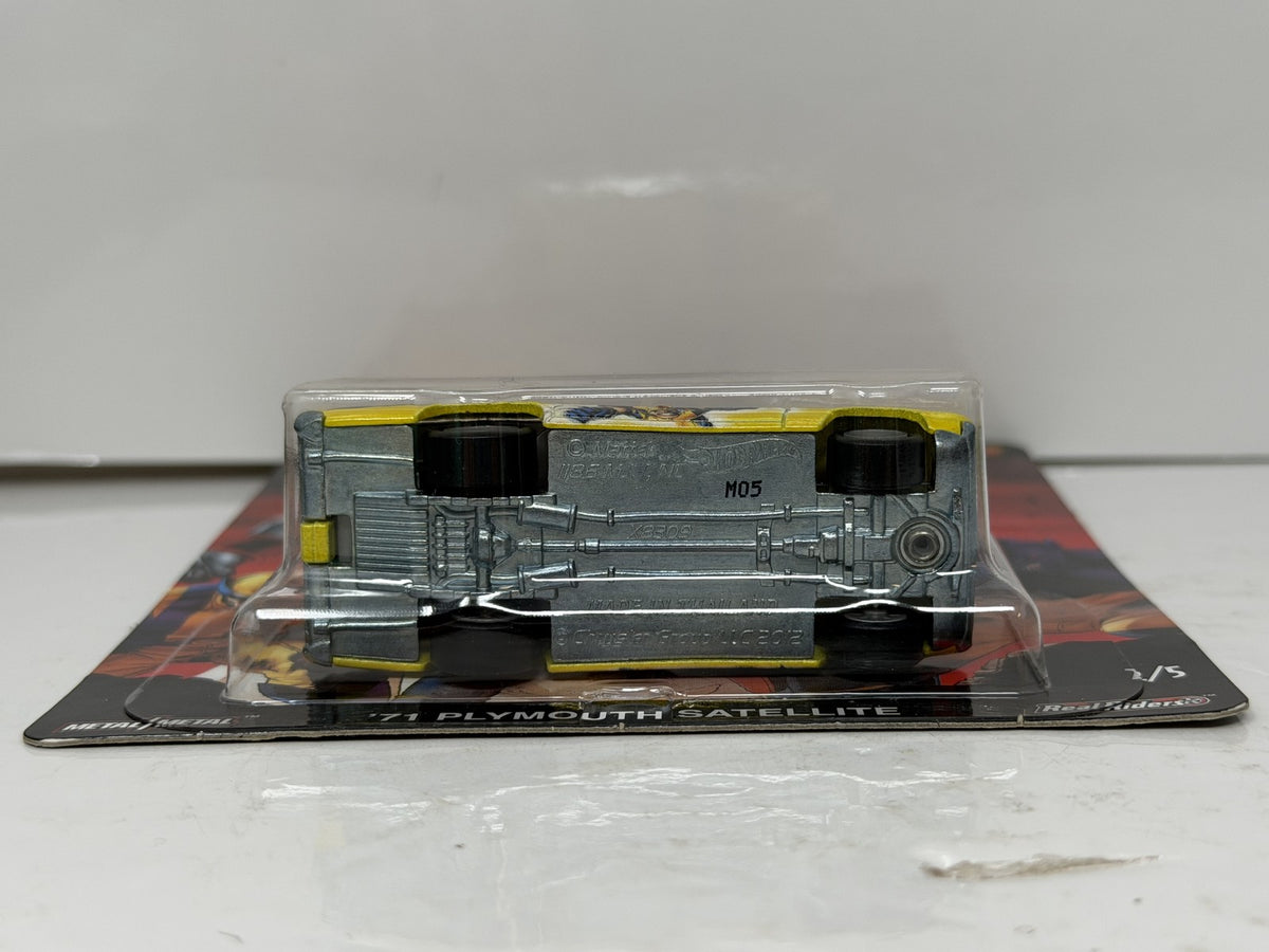 Hot Wheels Premium Marvel Astonishing X-Men 1971 Plymouth Satellite 1:64 Diecast