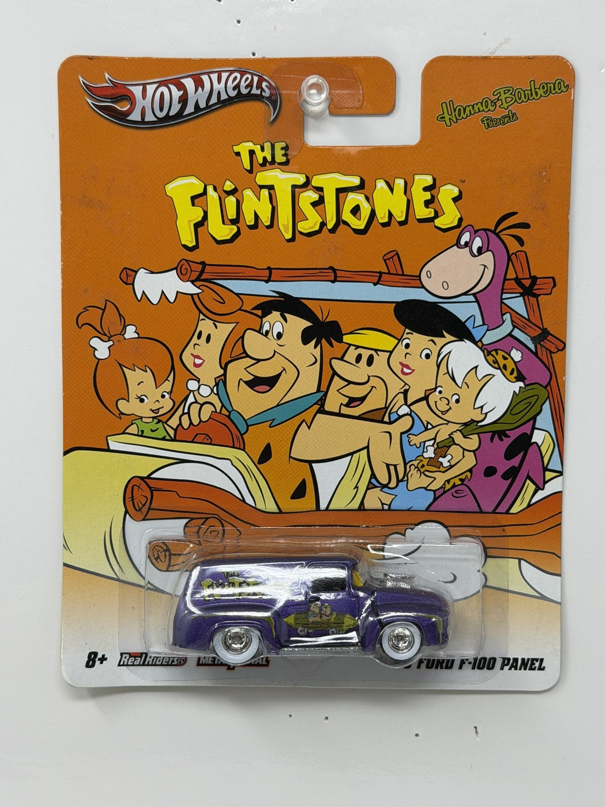Hot Wheels The Flintstones 1956 Ford F-100 Panel 1:64 Real Riders