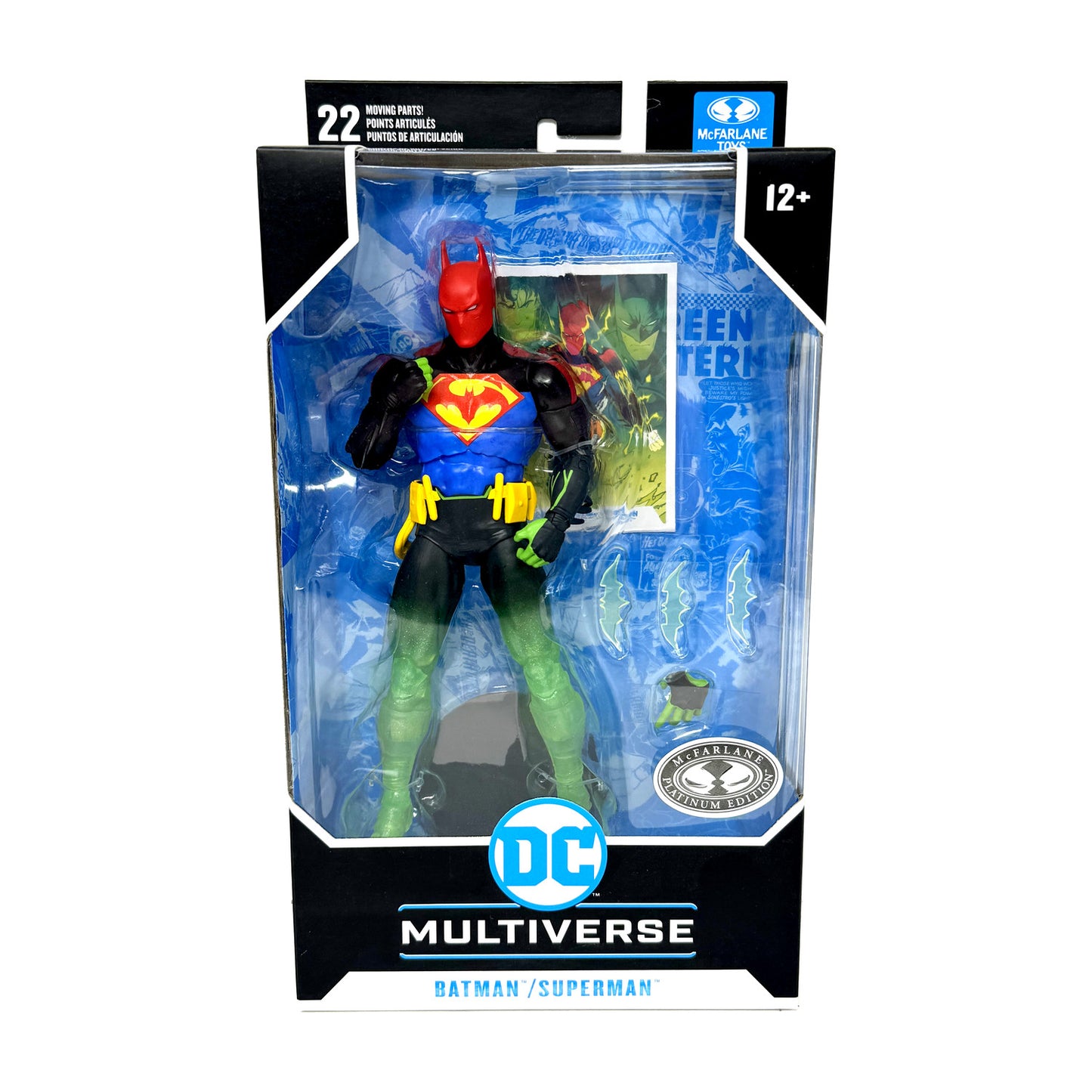 McFarlane DC Multiverse Batman Superman Fusion Platinum Action Figure