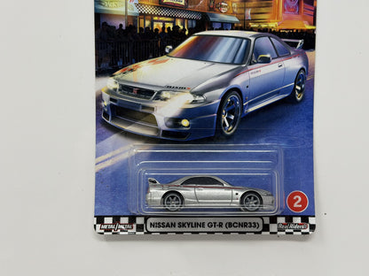 Hot Wheels Premium Boulevard #2 Nissan Skyline GT-R BCNR33 1:64 Diecast