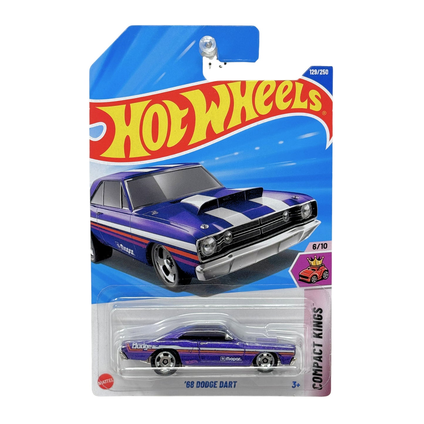Hot Wheels Compact Kings 1968 Dodge Dart 1:64 Diecast Purple