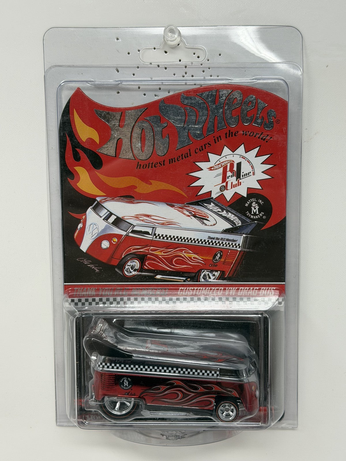 Hot Wheels RLC Red Line Club Customized Volkswagen Drag Bus 1:64 Diecast LOW #
