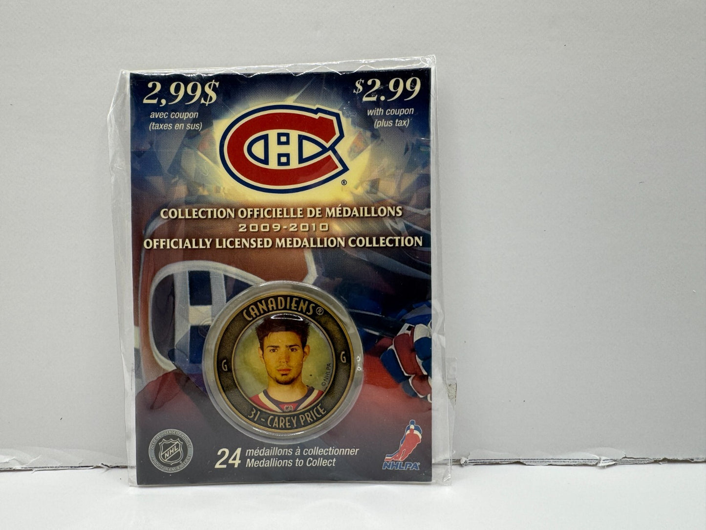 Carey Price Montreal Canadiens NHL Officially Licensed Medallion Collection