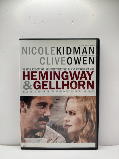 Hemingway & Gellhorn (DVD) Clive Owen Drama
