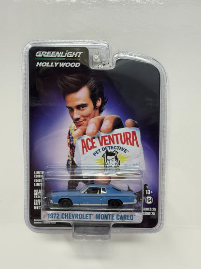 Greenlight Hollywood Ace Ventura 1972 Chevrolet Monte Carlo 1:64 Diecast