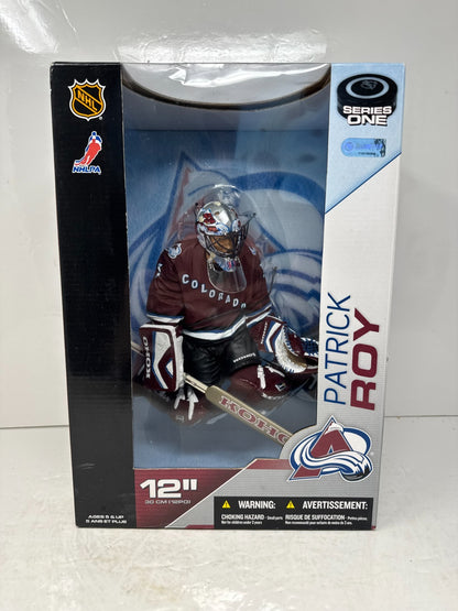 McFarlane NHL Patrick Roy Colorado Avalanche 12" inch Figure Maroon Third Jersey