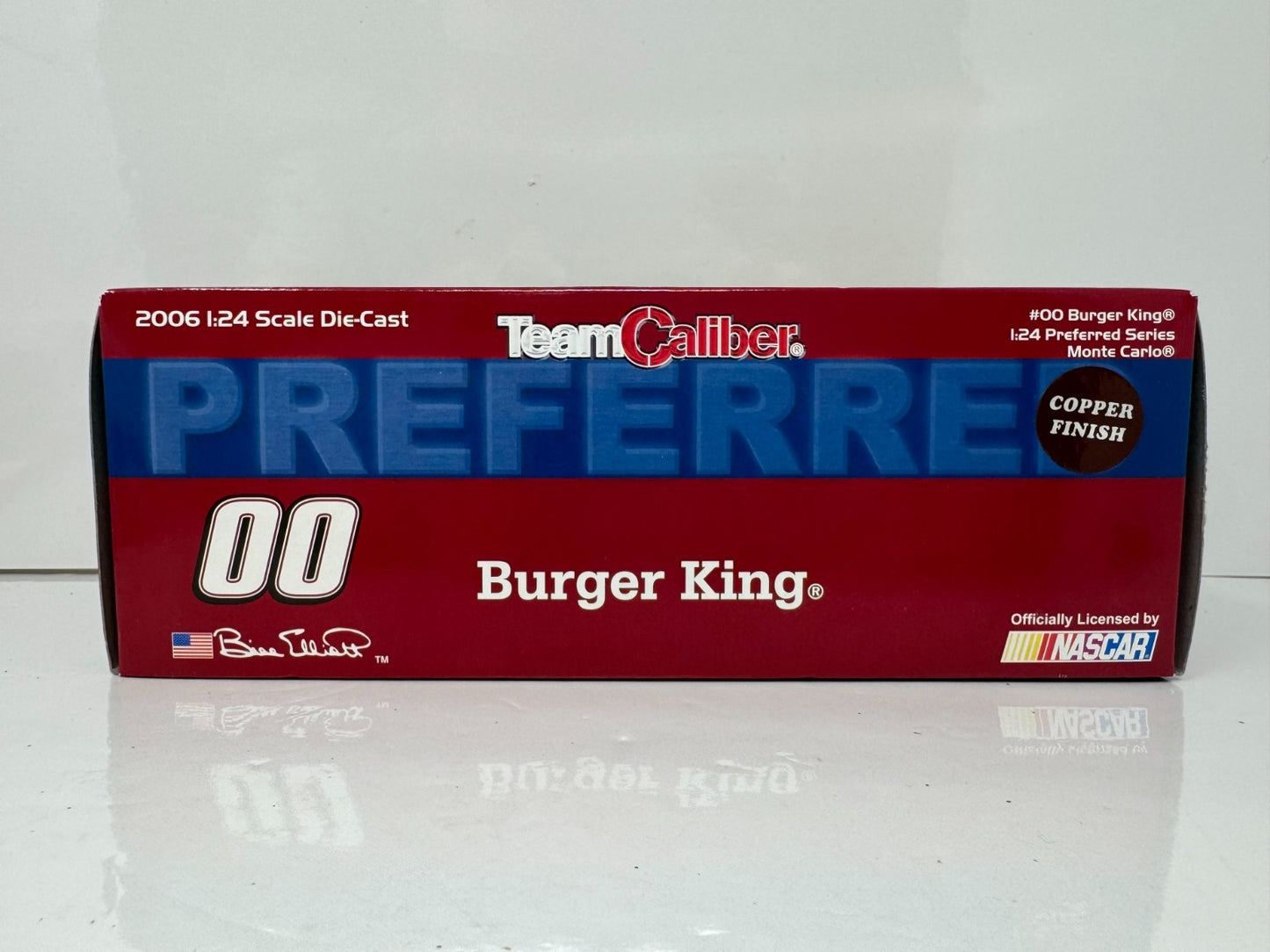 Team Caliber Bill Elliott #00 Burger King 2006 Monte Carlo Copper 1:64 Diecast