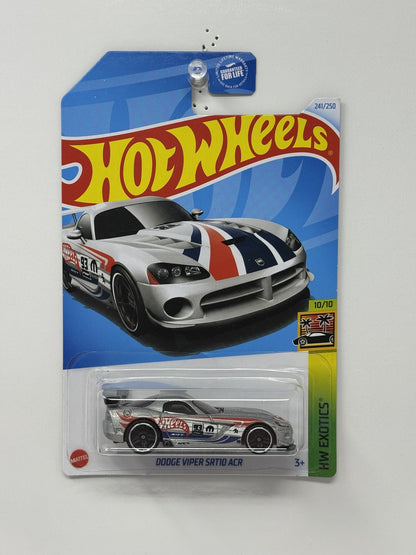 Hot Wheels HW Exotics Dodge Viper SRT10 ACR 1:64 Diecast Silver