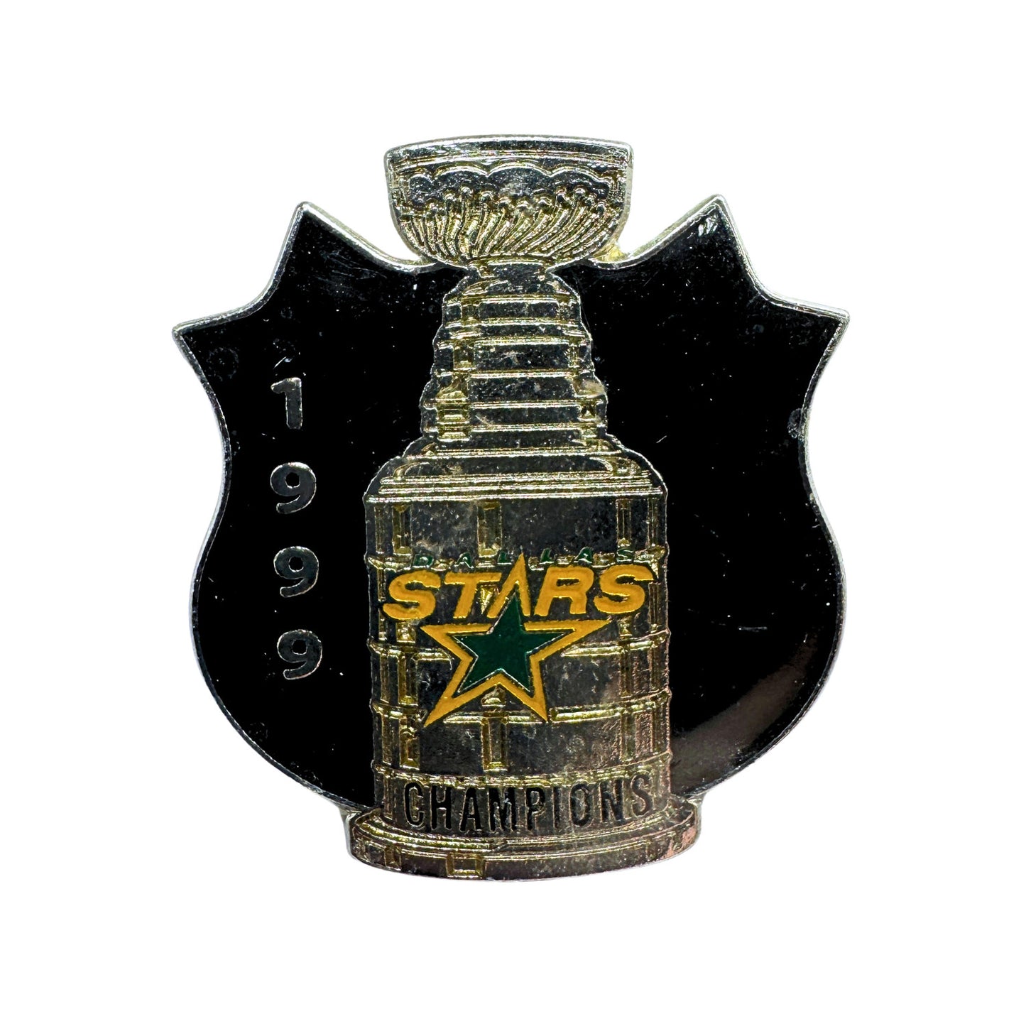 Dallas Stars 1999 Stanley Cup Champions Vintage NHL Hockey Lapel Pin