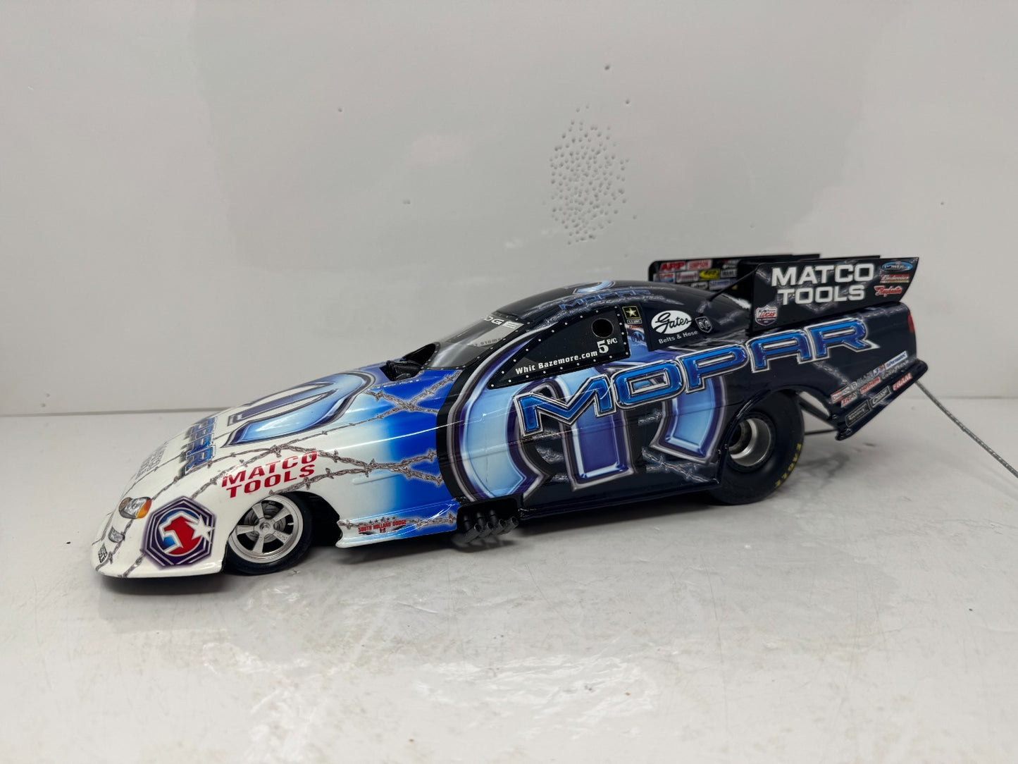 Milestone Whit Bazemore NHRA Mopar Mile High Dodge Funny Car 1:16 Scale