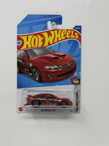 Hot Wheels HW Drag Strip 2006 Pontiac GTO 1:64 Diecast Red