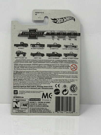 Hot Wheels Chevrolet Trucks 100 Years 1983 Chevy Silverado 1:64 Diecast