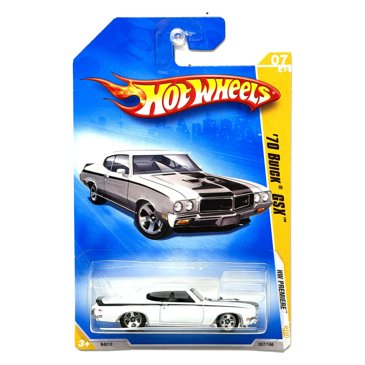 Hot Wheels HW Premiere 1970 Buick GSX 1:64 Diecast White