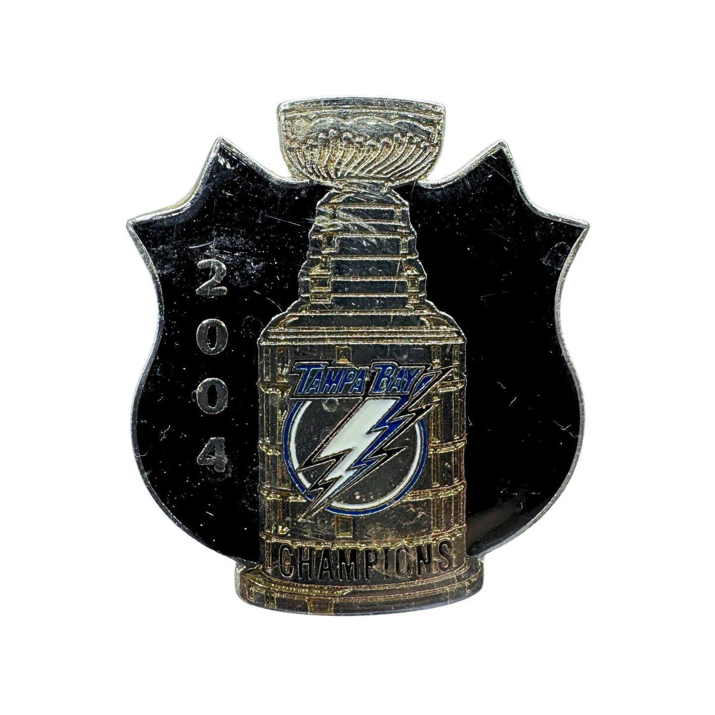 Tampa Bay Lightning 2004 Stanley Cup Champions NHL Hockey Lapel Pin