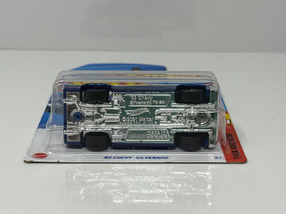Hot Wheels Then and Now Chevy Silverado 2-Truck Set 1:64 Diecast
