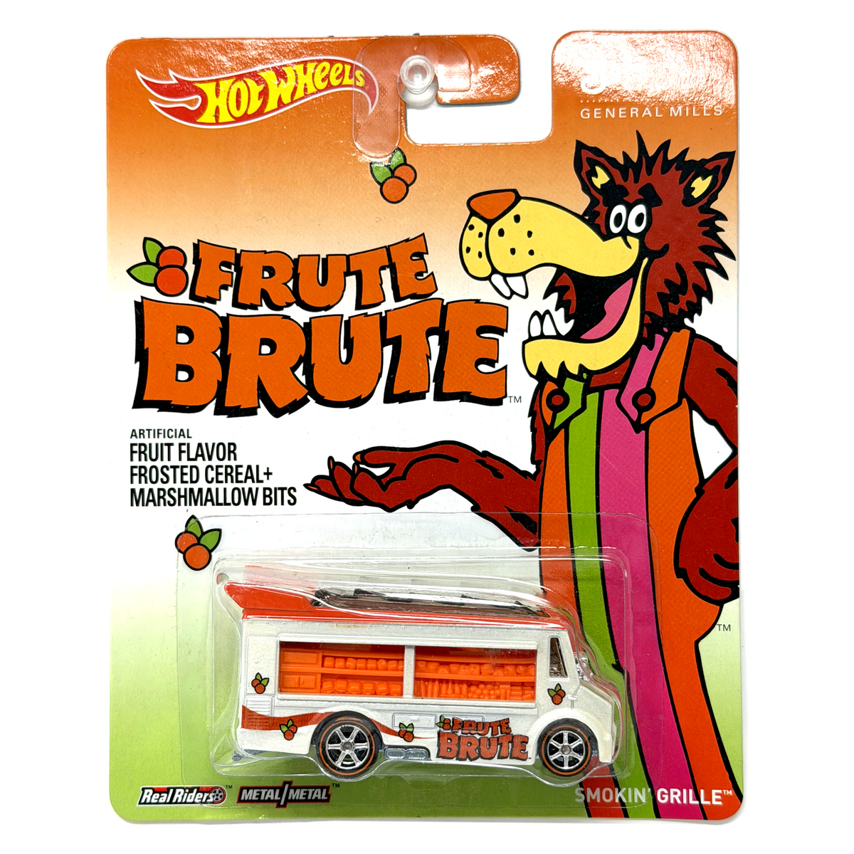 Hot Wheels General Mills Frute Brute Smokin' Grille 1:64 Diecast Real Riders