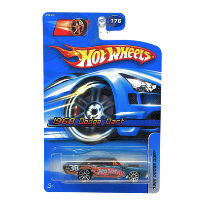 Hot Wheels 1968 Dodge Dart 1:64 Diecast Black Blue