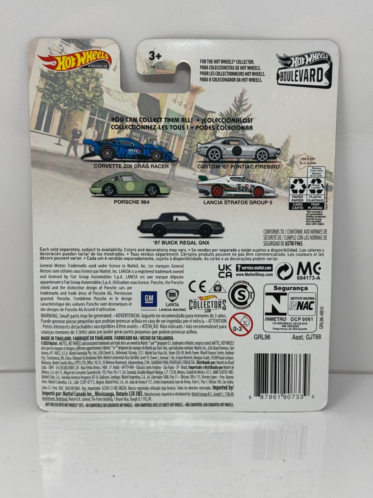 Hot Wheels Premium Boulevard #26 Corvette Z06 Drag Racer 1:64 Diecast